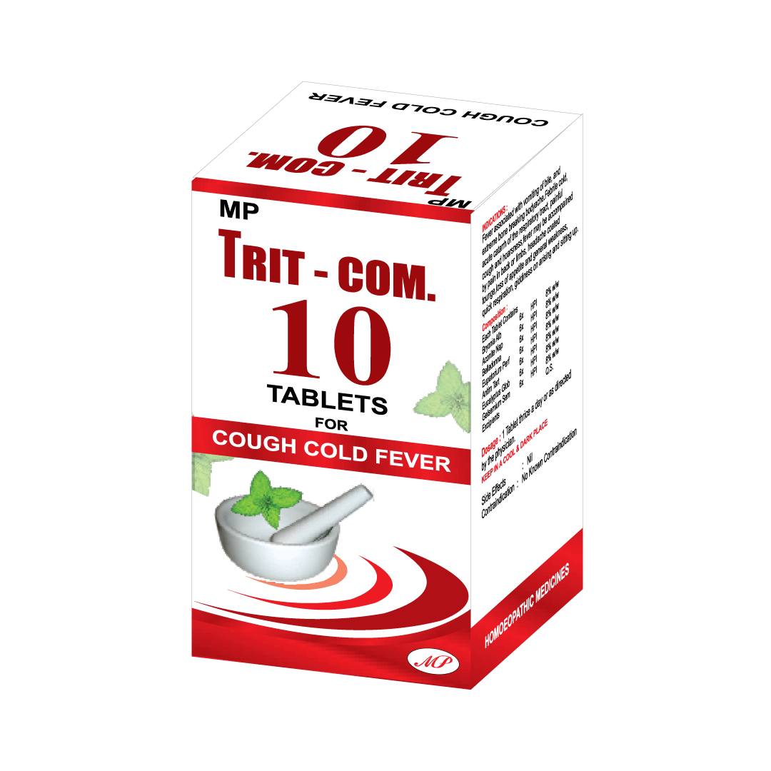 Trit Com 10 For Cough, Cold & Body Ache