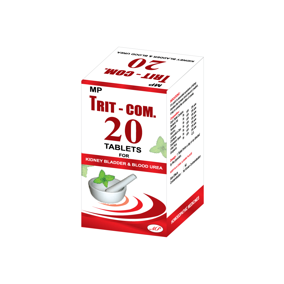 Trit Com 20 For Kidney, Bladder & Blood Urea